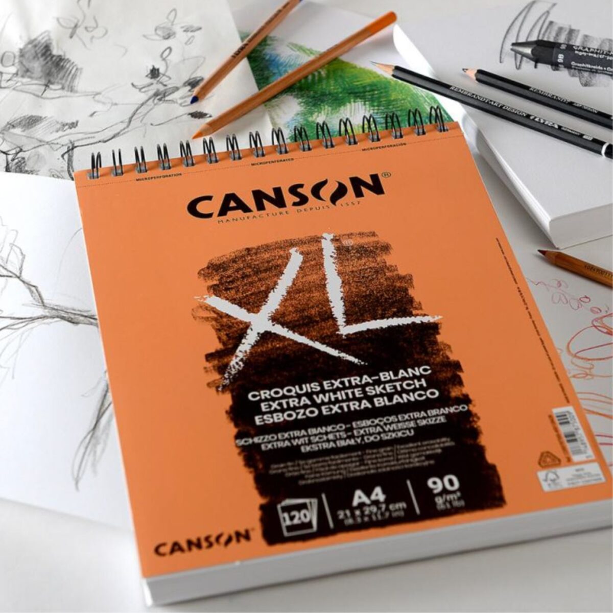 XL Croquis Extra Blanc Canson - Imagen 2