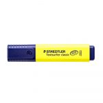 STAEDTLER Resaltador de textos clásico de plástico reciclado, gran memoria  de tinta, punta de cuña de 1 a 5 mm, larga vida útil, 4 subrayadores en