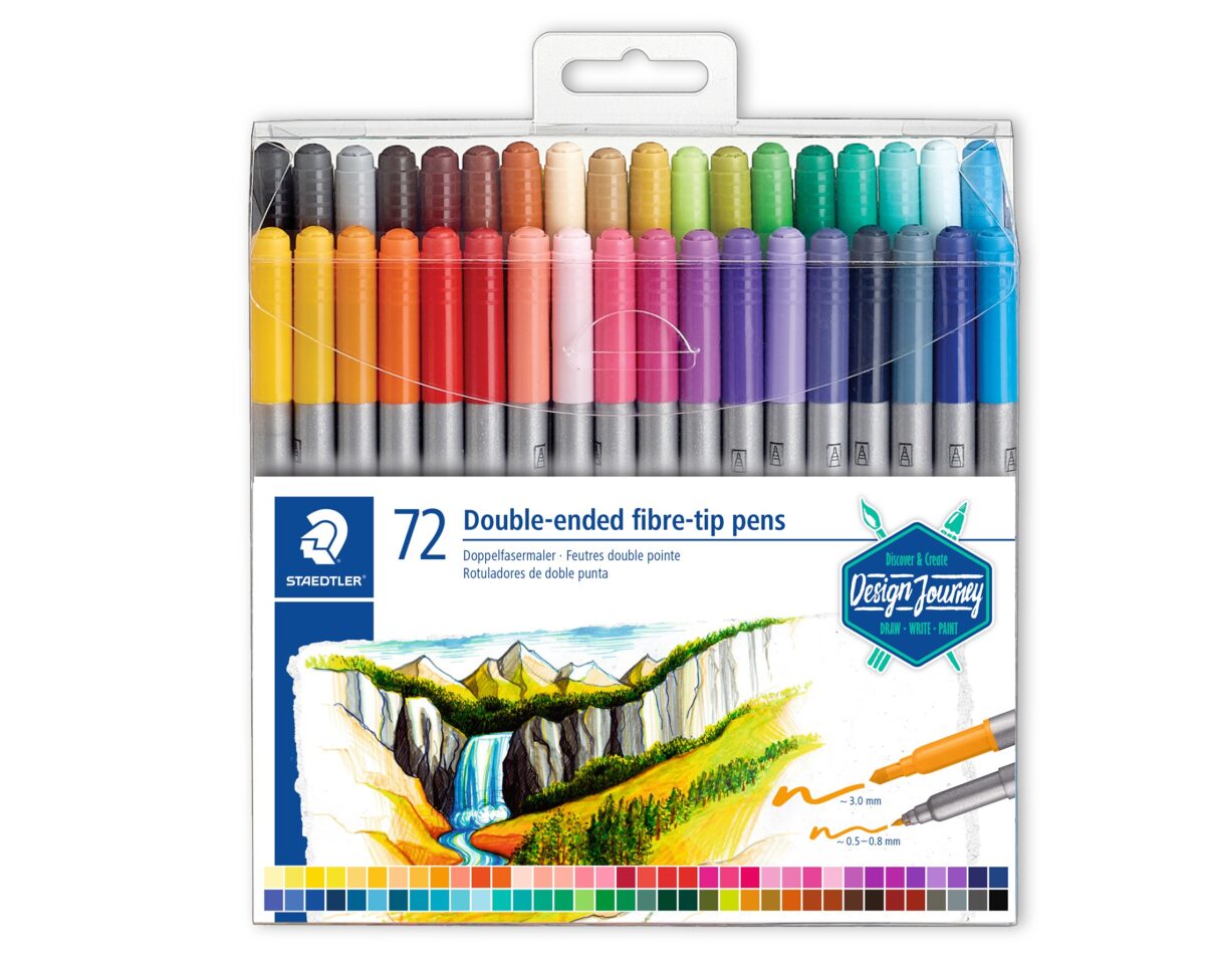 Rotulador de doble punta de fibra Staedtler - Imagen 2