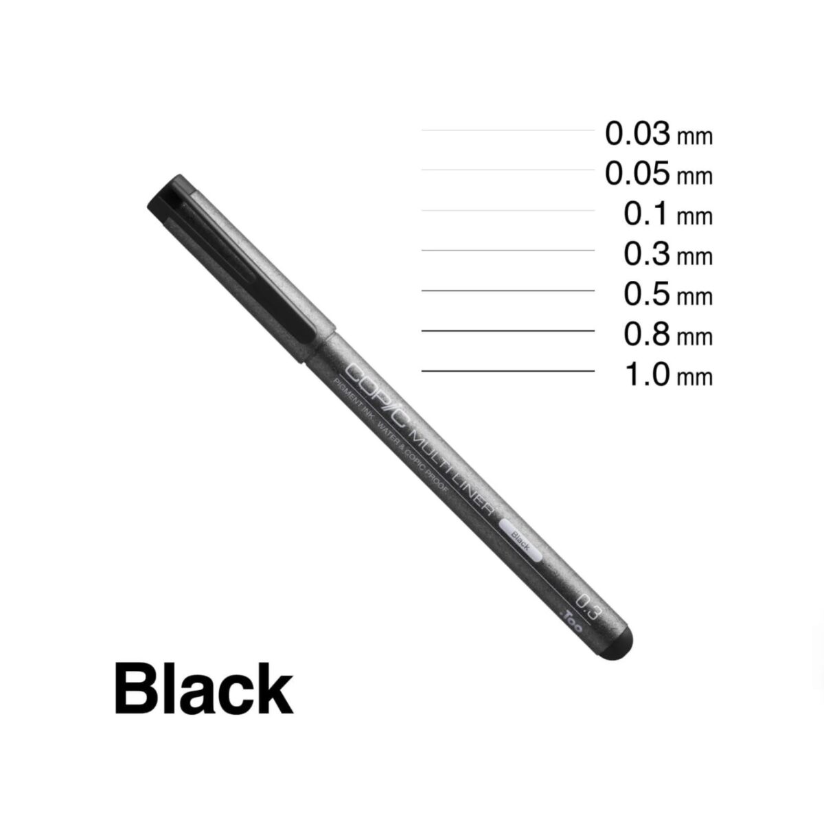 Set Copic Multiliner Negro A2 - Imagen 2