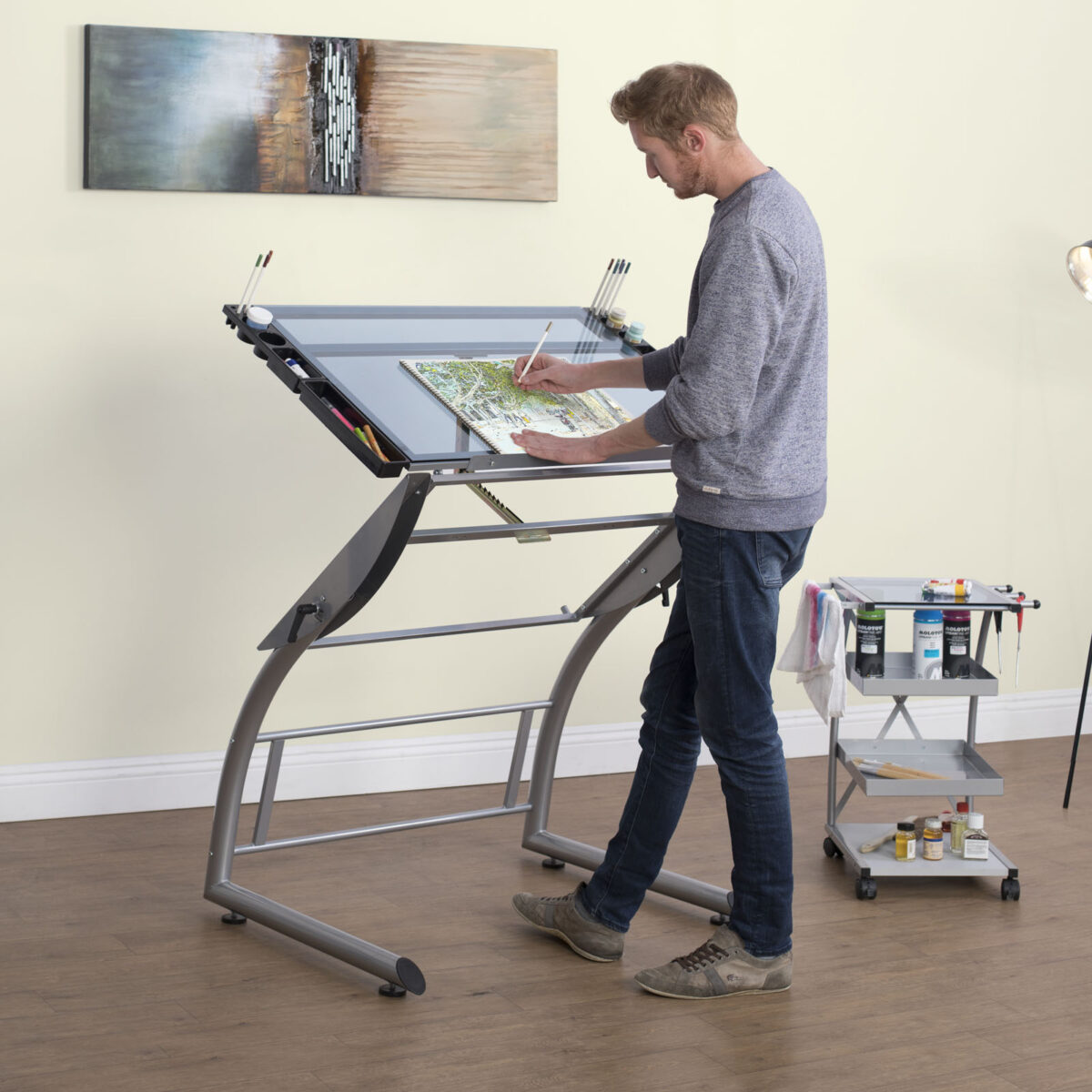 Mesa Triflex Studio Designs. Plata - Imagen 5