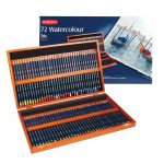 Watercolor Pencils Wooden Box Derwent