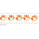 Stencil Tulipanes Floral