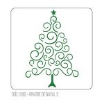 Stencil Árbol Navidad 2