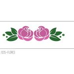 Stencil Flores Acrilex