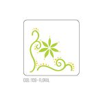 Stencil Floral Acrilex