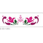 Stencil Flores Acrilex