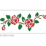 Stencil Rosas 1