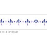 Stencil Flor de Lis