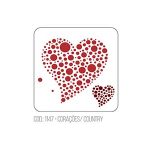 Stencil Corazones