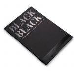 Black Black Fabriano 29.7 x 42 cm