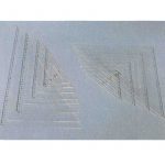 Escuadra para dibujo técnico con medida Domingo Ferrer