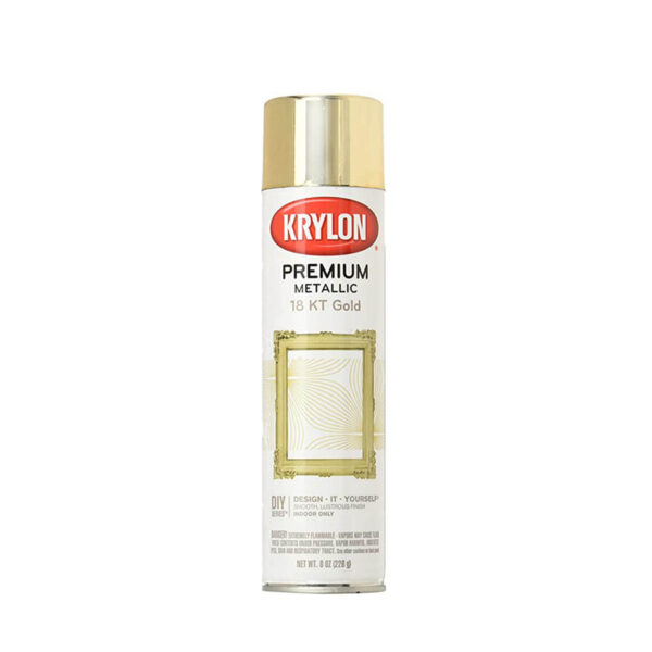 Krylon Pintura en aerosol metálica Shimmer Gold Shimmer, 11.5 onzas