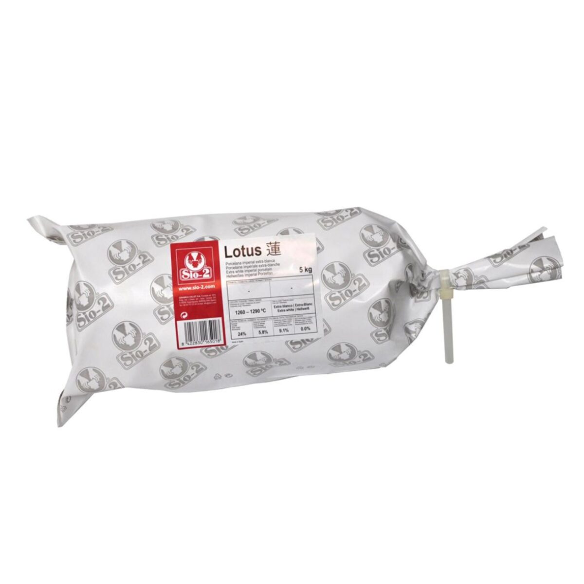 LOTUS porcelana imperial extra blanca Sio-2 - Imagen 3