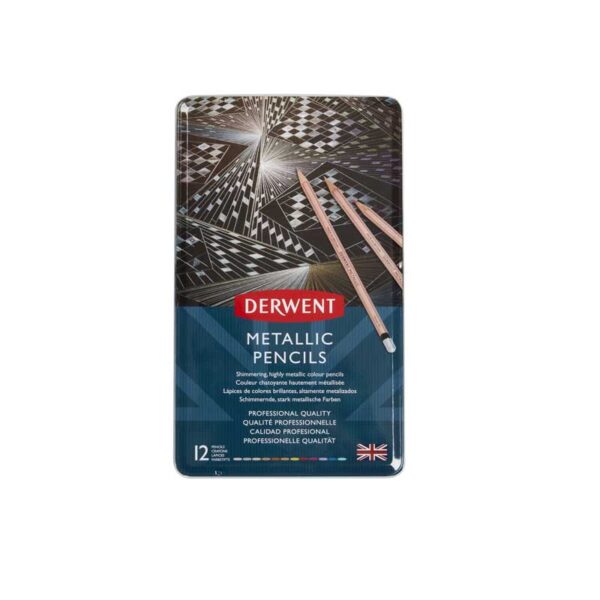 Derwent Metallic Colours Artist Pencils - Pack Of 6 | UK