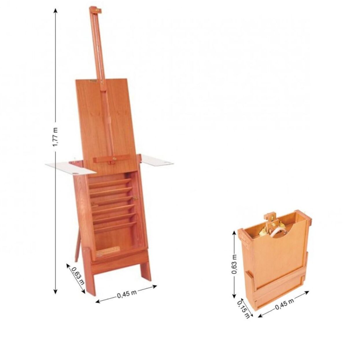 Estuche de caballete Trident - Fricote - Imagen 2