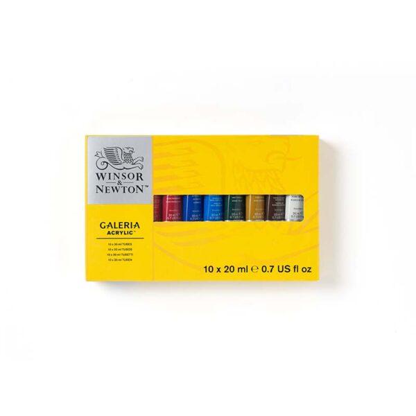  Winsor & Newton Galeria Acrylic Paint, 20 x 12ml (0.4