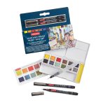 Line and Wash Paint Pan Set Derwent - Imagen 2
