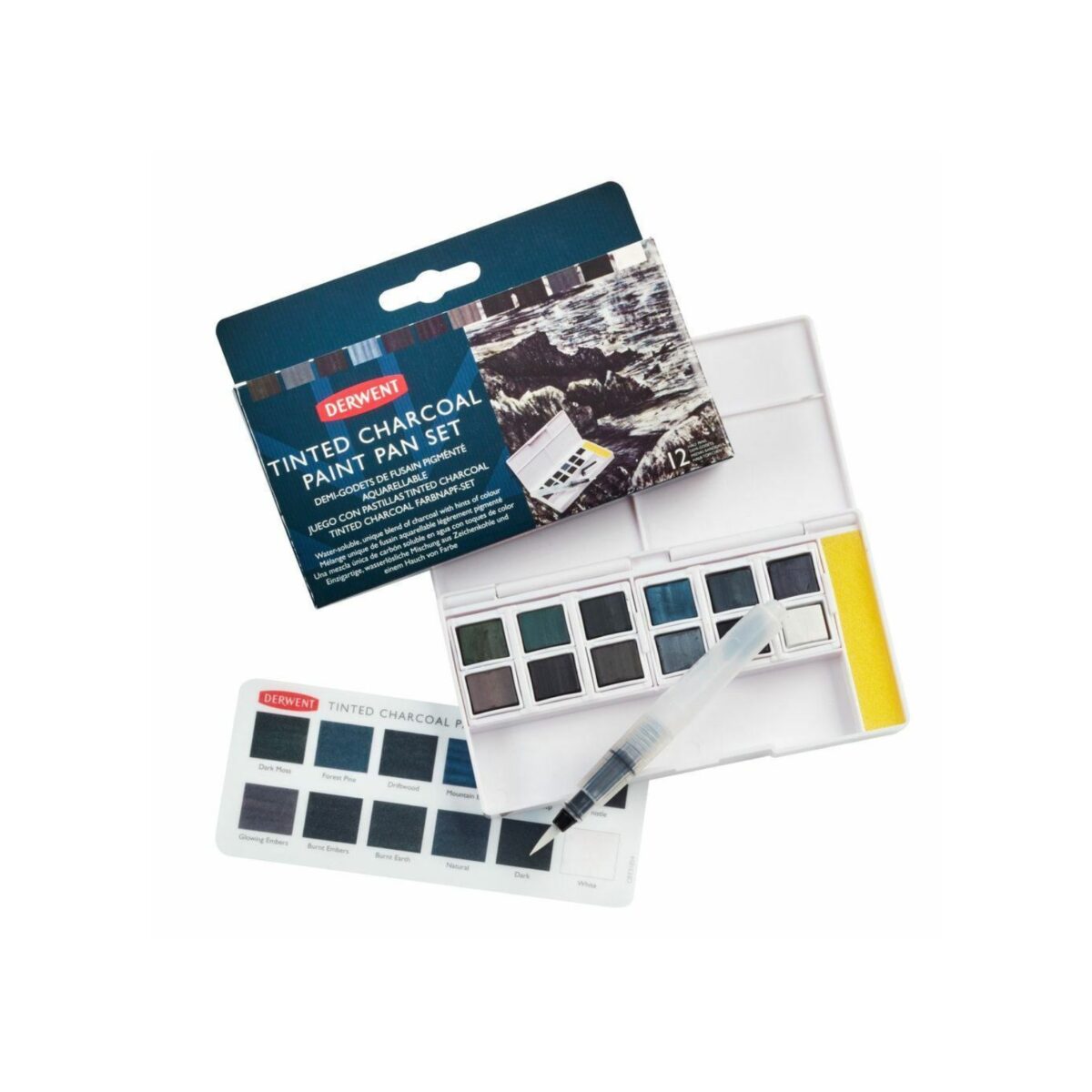 Tinted Charcoal paint pan set - Imagen 2