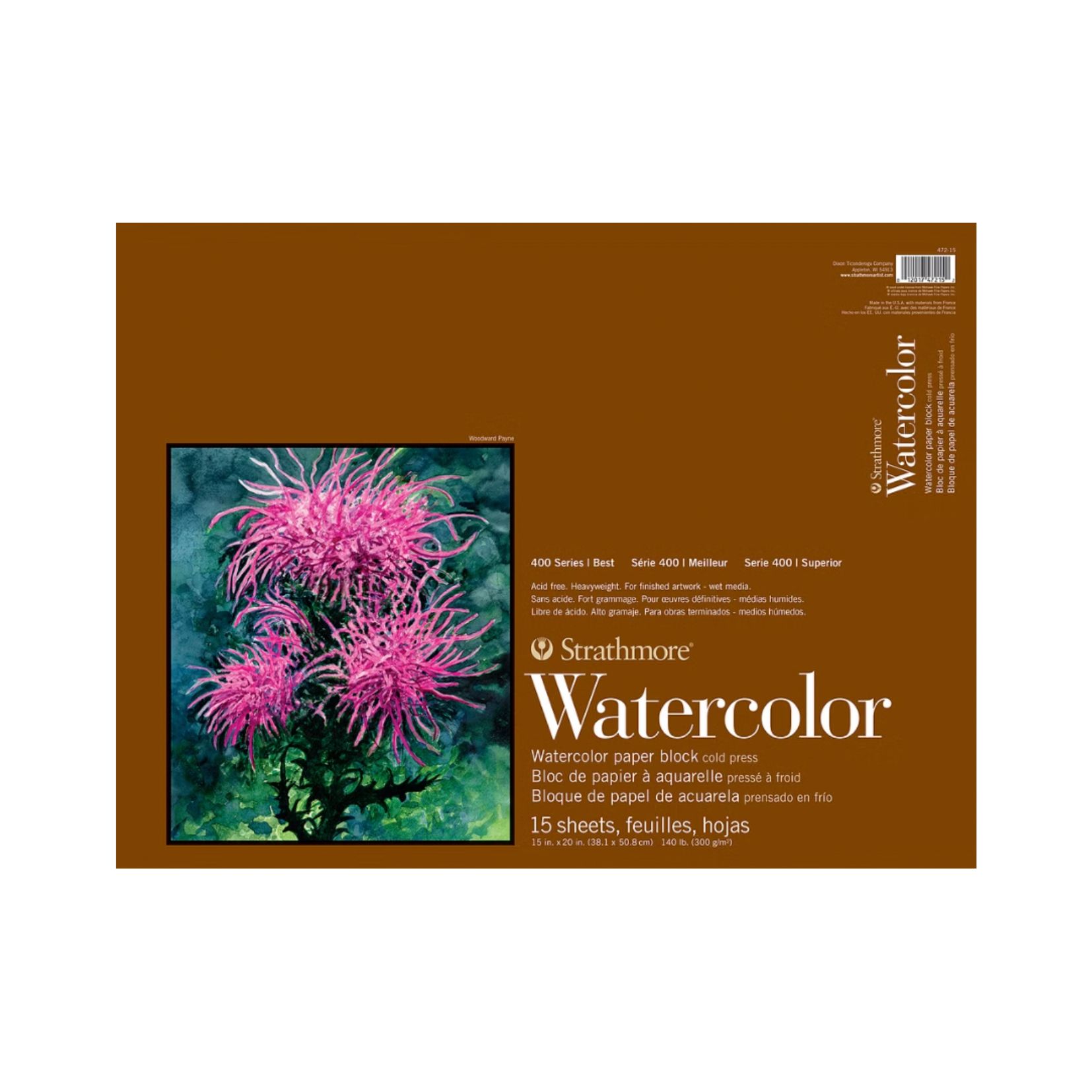 Watercolor 400 Series Block - 15 x 20