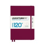 120G Notebook Port Red Leuchtturm 1917 hoja lisa