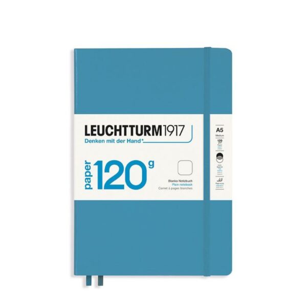 Leuchtturm 1917 Notebook A5 Edition 120g Nordic Blue Plain Hard Cover