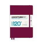 120G Notebook Port Red Leuchtturm 1917 hoja punteada