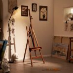 Caballete de Artista Grande en Forma de A Ajustable Meeden - Imagen 2