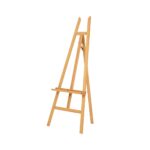 Caballete de artista grande ajustable de madera Meeden