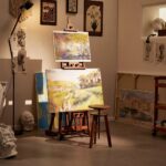 Caballete Versatile Studio H-Frame Artist Nogal - Imagen 3