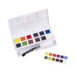 Watercolour Paint Pan 12 Set Derwent - Imagen 2