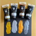 Set de 4 tintas metálicas solubles en agua para grabado Speedball - Imagen 2